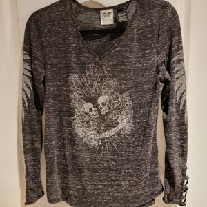 Harley Davidson Womens long sleeve wings
